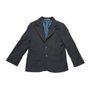 CAT & JACK Boys Black blazer size 4T; Black Cotton Blend; Fully lined